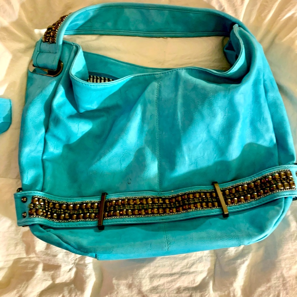 Turquoise Blue Purse